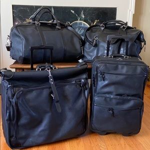 Vintage Leather Mulholland Luggage